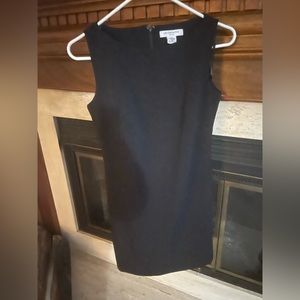 Liz Claiborne size 2 petite black sleeveless sheath classic Little Black Dress